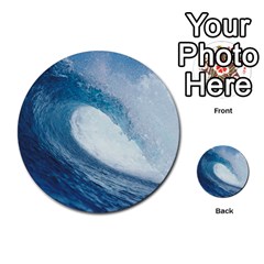 Ocean Wave 2 Multi-purpose Cards (round)  by trendistuff