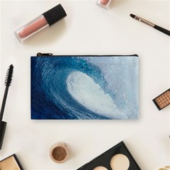 Ocean Wave 2 Cosmetic Bag (small)  by trendistuff