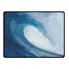 Ocean Wave 2 Double Sided Fleece Blanket (small) 