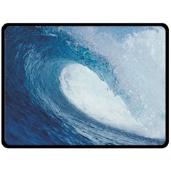 Ocean Wave 2 Double Sided Fleece Blanket (large) 