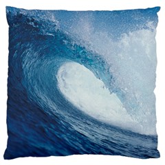 Ocean Wave 2 Large Flano Cushion Cases (two Sides) 