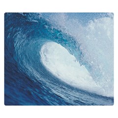 Ocean Wave 2 Double Sided Flano Blanket (small) 