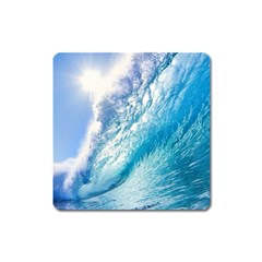 Ocean Wave 1 Square Magnet by trendistuff