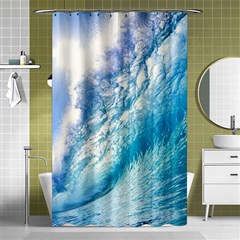 Ocean Wave 1 Shower Curtain 48  X 72  (small)  by trendistuff