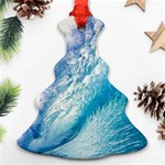 OCEAN WAVE 1 Christmas Tree Ornament (2 Sides) Back