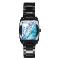 Ocean Wave 1 Stainless Steel Barrel Watch