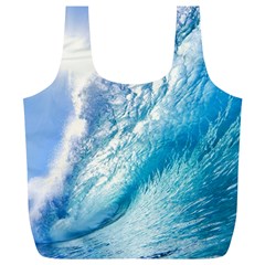 Ocean Wave 1 Full Print Recycle Bags (l) 