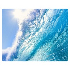 Ocean Wave 1 Double Sided Flano Blanket (medium) 