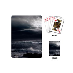 Ocean Storm Playing Cards (mini)  by trendistuff