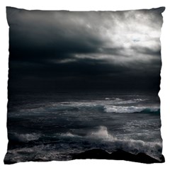 Ocean Storm Large Cushion Cases (one Side) 