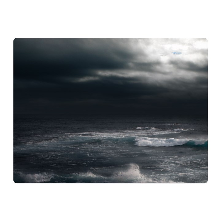 OCEAN STORM Double Sided Flano Blanket (Mini) 