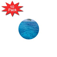 Ocean Island 1  Mini Buttons (10 Pack)  by trendistuff