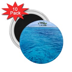 Ocean Island 2 25  Magnets (10 Pack)  by trendistuff