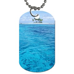 Ocean Island Dog Tag (one Side) by trendistuff