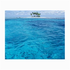 Ocean Island Small Glasses Cloth (2-side) by trendistuff