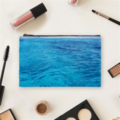 Ocean Island Cosmetic Bag (medium)  by trendistuff