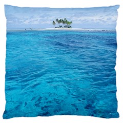 Ocean Island Large Flano Cushion Cases (two Sides) 