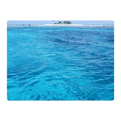 Ocean Island Double Sided Flano Blanket (mini)  by trendistuff