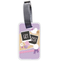 Get Lost Luggage Tag (one Side)