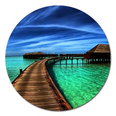 Maldives 2 Magnet 5  (round) by trendistuff