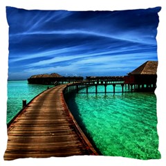 Maldives 2 Large Cushion Cases (two Sides)  by trendistuff