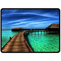 Maldives 2 Double Sided Fleece Blanket (large) 