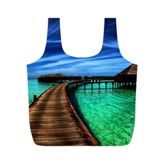 Maldives 2 Full Print Recycle Bags (m) 