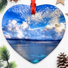 Maldives 1 Ornament (heart)  by trendistuff