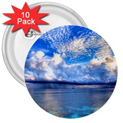 Maldives 1 3  Buttons (10 Pack)  by trendistuff