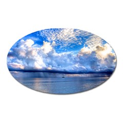 Maldives 1 Oval Magnet by trendistuff