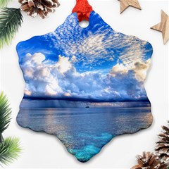 Maldives 1 Ornament (snowflake)  by trendistuff