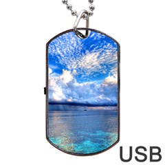 Maldives 1 Dog Tag Usb Flash (one Side)