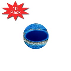 Great Blue Hole 2 1  Mini Buttons (10 Pack)  by trendistuff