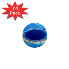 Great Blue Hole 2 1  Mini Magnets (100 Pack)  by trendistuff