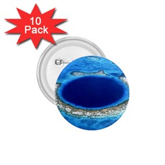 Great Blue Hole 2 1 75  Buttons (10 Pack) by trendistuff