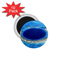 Great Blue Hole 2 1 75  Magnets (10 Pack)  by trendistuff