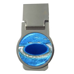 Great Blue Hole 2 Money Clips (round)  by trendistuff