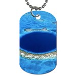 GREAT BLUE HOLE 2 Dog Tag (Two Sides) Front