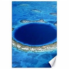 Great Blue Hole 2 Canvas 20  X 30   by trendistuff