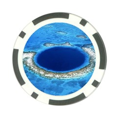 Great Blue Hole 2 Poker Chip Card Guards