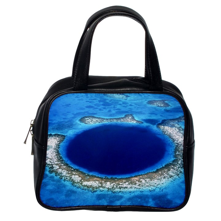 GREAT BLUE HOLE 2 Classic Handbags (One Side)