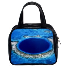 Great Blue Hole 2 Classic Handbags (2 Sides) by trendistuff