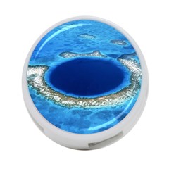 Great Blue Hole 2 4-port Usb Hub (two Sides)  by trendistuff