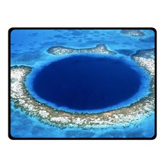 Great Blue Hole 2 Fleece Blanket (small)