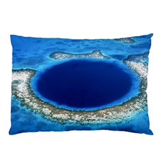 Great Blue Hole 2 Pillow Cases (two Sides)