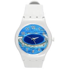 Great Blue Hole 2 Round Plastic Sport Watch (m)