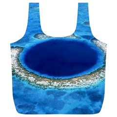 Great Blue Hole 2 Full Print Recycle Bags (l) 