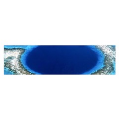 Great Blue Hole 2 Satin Scarf (oblong)