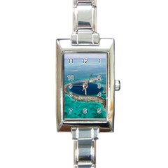 Great Blue Hole 1 Rectangle Italian Charm Watches by trendistuff