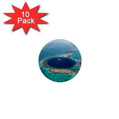 Great Blue Hole 1 1  Mini Magnet (10 Pack)  by trendistuff